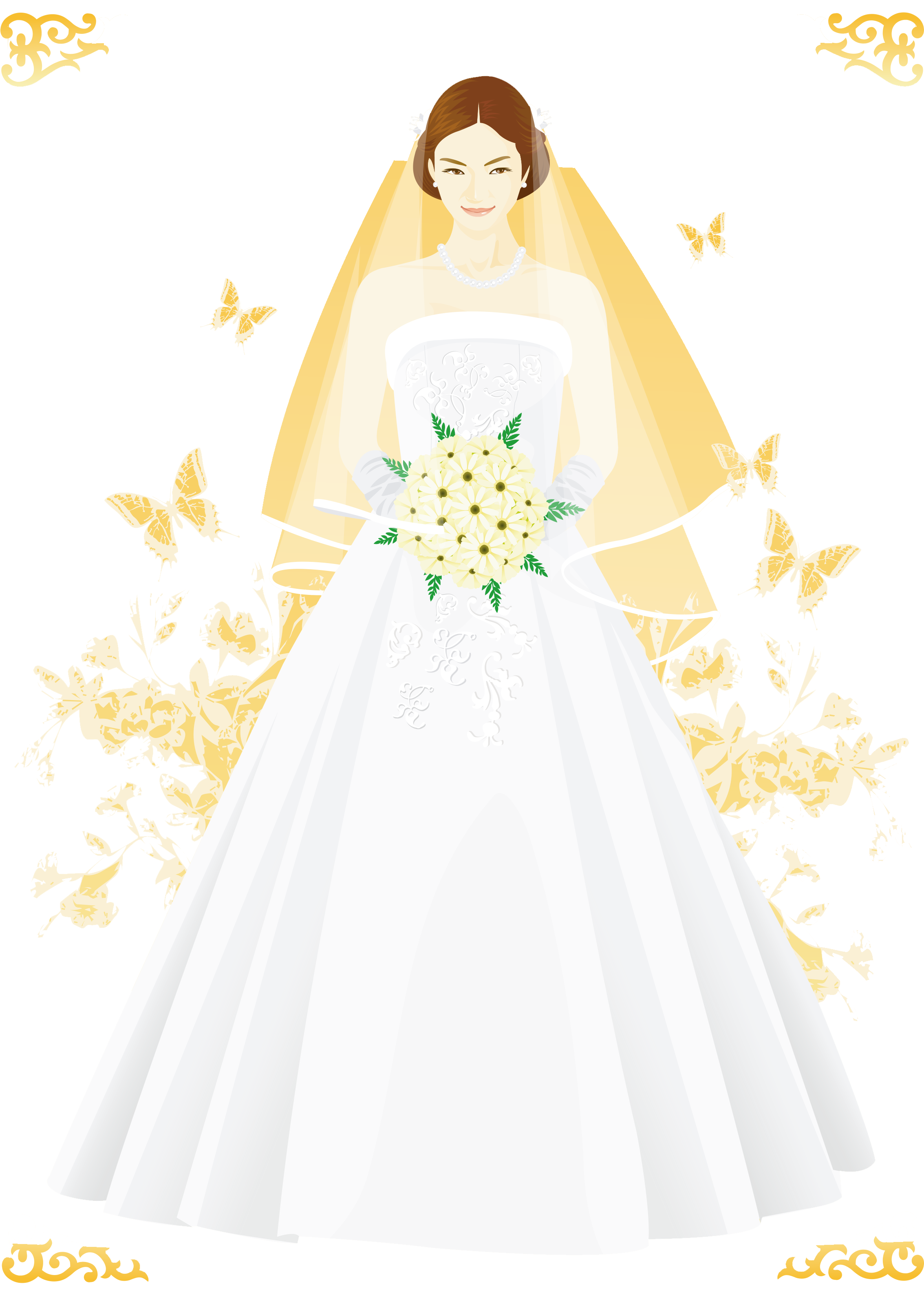 Download Bride Marriage Cartoon Veil Handpainted - Wedding Dress PNG Image with No Background Download Bride Marriage Cartoon Veil Handpainted - Wedding Dress PNG Image with No Background