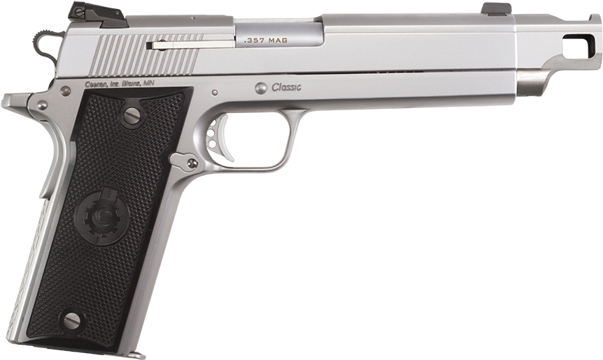 Coonan Compensated 357 Mag, - Dan Wesson Valor Stainless 45 (900x675), Png Download
