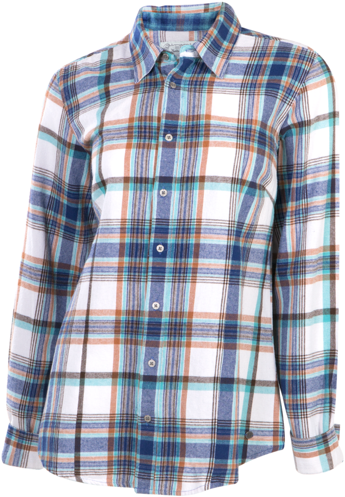 Downtown Flannel Shirt - Noble Outfitters Womens Downtown Flannel Shirt (854x1280), Png Download