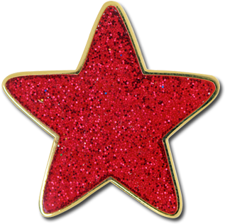 Glitter Star Star Badge - Impacts High Performance Management (572x541), Png Download