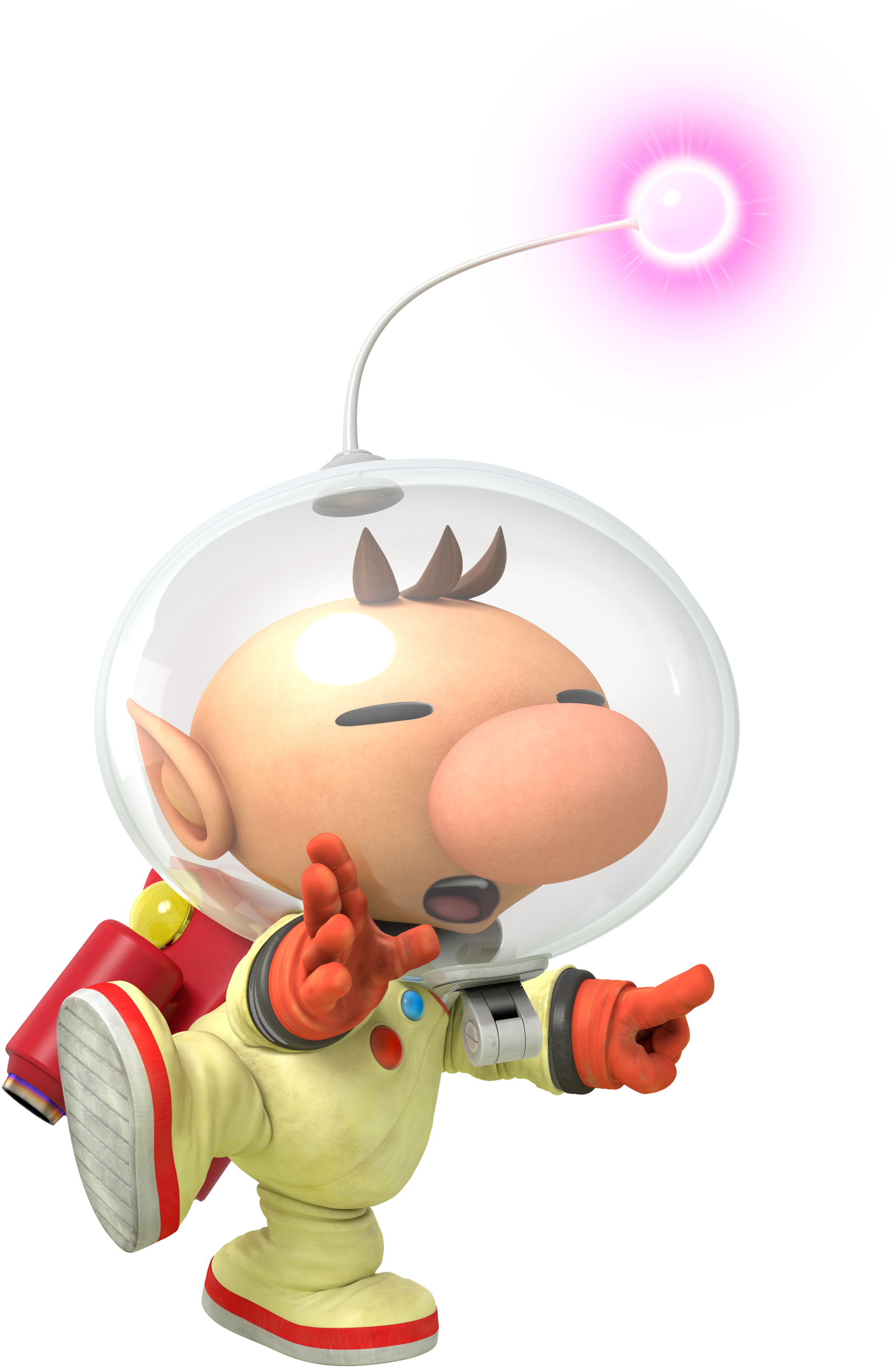 Olimar Hey Pikmin - Super Smash Bros Olimar (1970x2993), Png Download