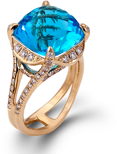 Zeghani Color Ring - Rads Jewellery (636x550), Png Download