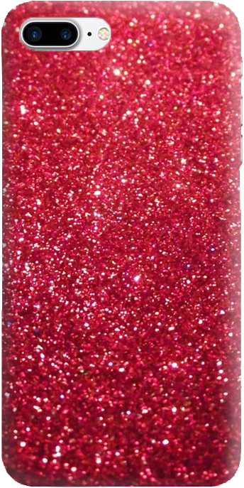 Red Glitter Phone Cover - Rose Gold Girly Cute (800x800), Png Download