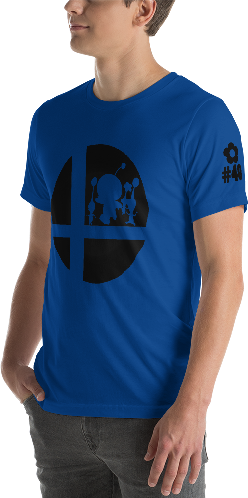 Captain Olimar Short Sleeve Unisex T Shirt - T-shirt (1000x1000), Png Download