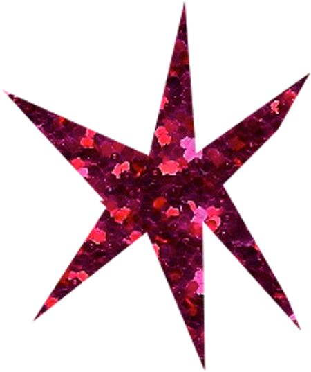 Glitter Glitter - Star (2610x1721), Png Download