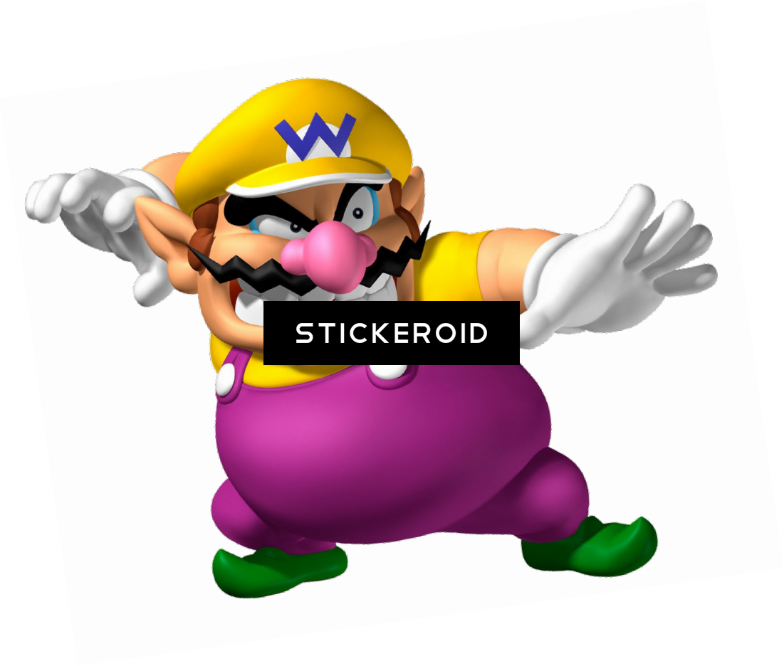 Nintendo Characters - Wario And Waluigi (1101x936), Png Download