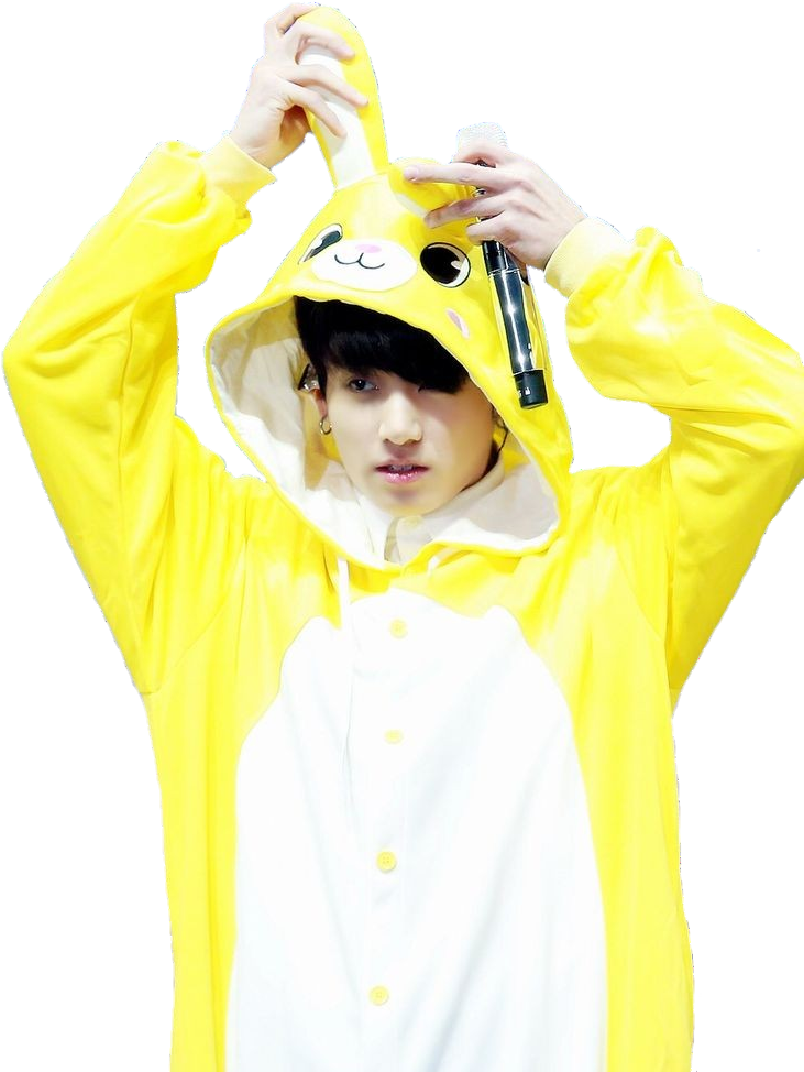Report Abuse - Bts Jungkook In Onesie (736x1016), Png Download