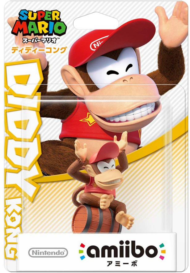 Super Mario Series Diddy Kong - Amiibo Diddy Kong Super Mario (1000x1000), Png Download