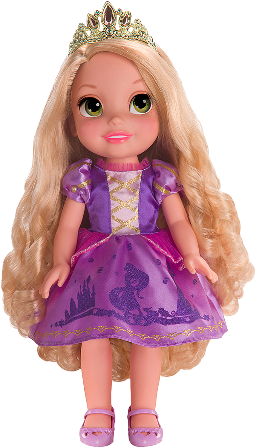 Disney - Disney Princess Rapunzel Toddler Doll (857x1500), Png Download