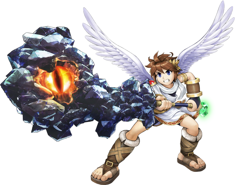 Pit Nintendo Character - Pit Kid Icarus Weapons (783x617), Png Download