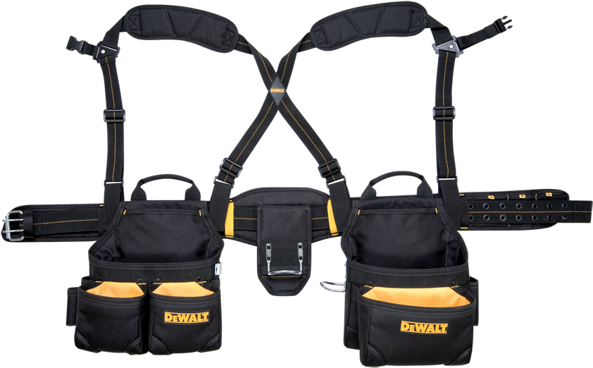 Product Views - Dewalt Tool Belt With Suspenders (900x900), Png Download