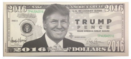 Set Of 5- Donald Trump Pence Make America Great Again (570x760), Png Download