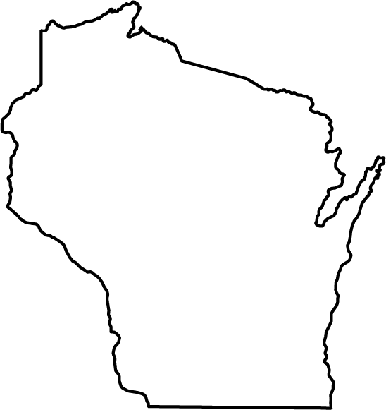 State Of Wisconsin - Wisconsin Clip Art (548x581), Png Download
