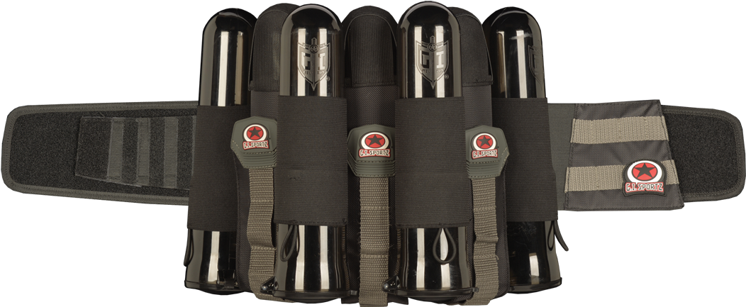 More Information - G.i. Sportz Paintball 5+6 Glide Pack Harness - Black (1200x900), Png Download