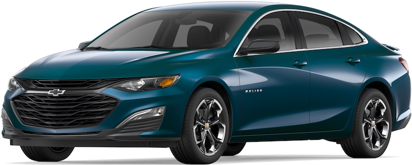 Blue 2019 Chevy Malibu - 2018 Chevy Malibu Black (840x420), Png Download