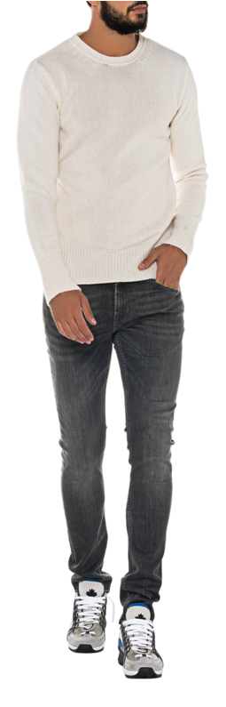 Crossleyevis Off White // Classy Knitted Pullover - Sisters Point (618x794), Png Download