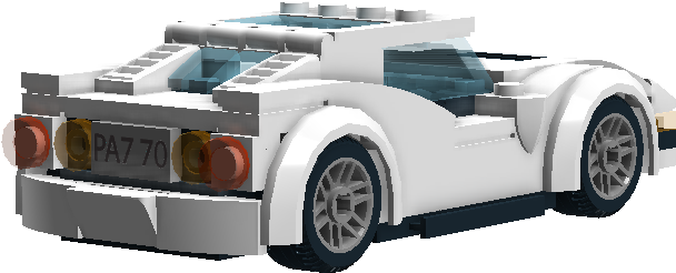 Lego Land Sport Gt 2 - Supercar (1296x674), Png Download