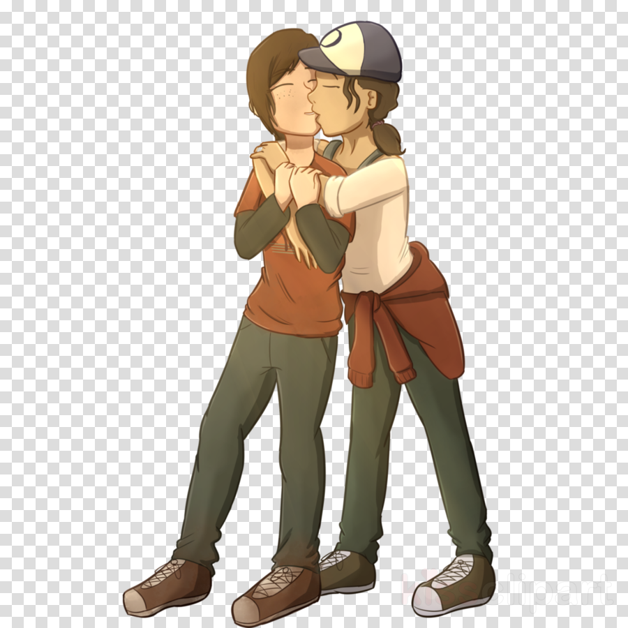 Download Ellie And Clementine Kiss Clipart Clementine - Clip Art (900x900), Png Download