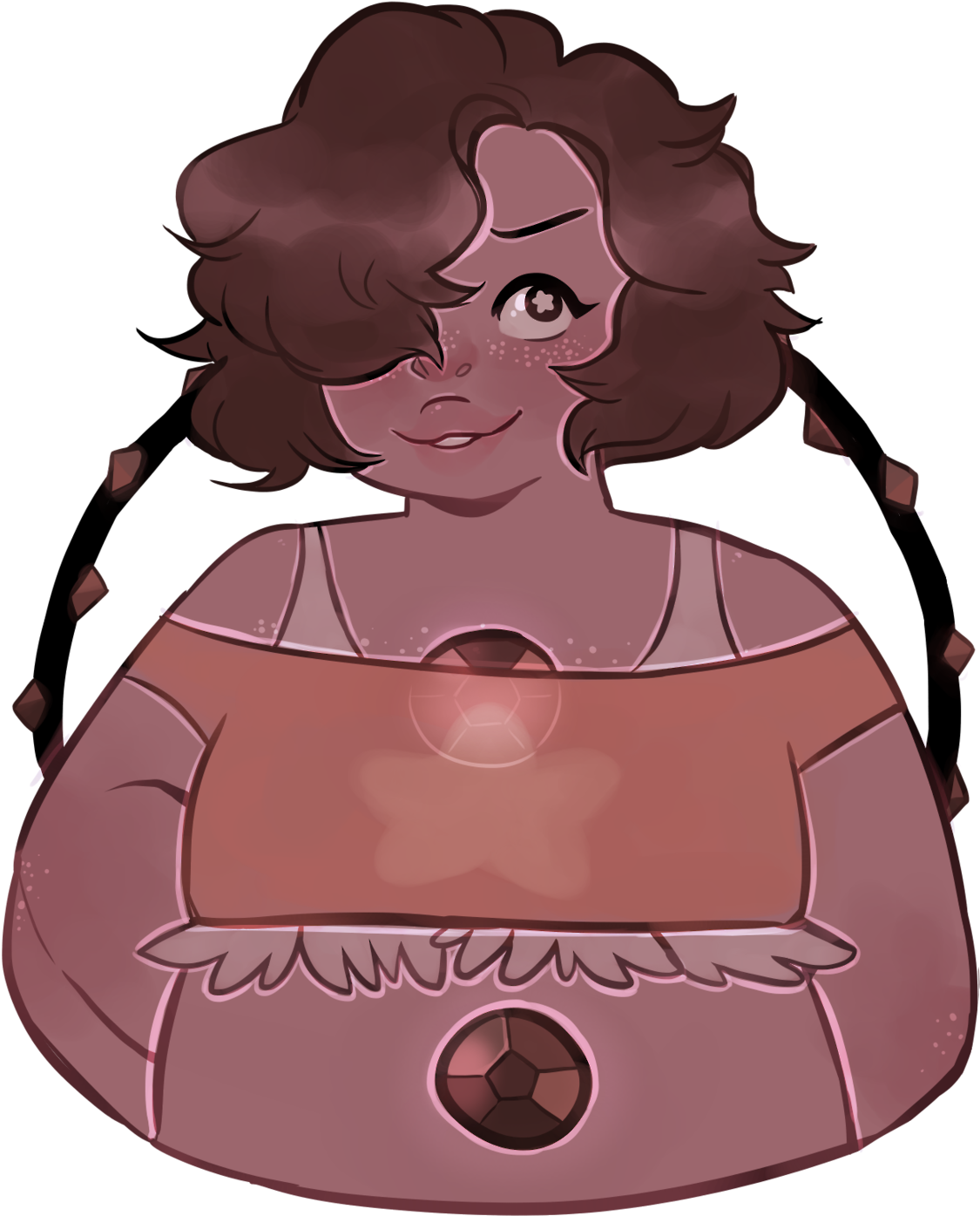 Steven Universe Fan Art Bliznetsarts - Smoky Quartz (1280x1511), Png Download
