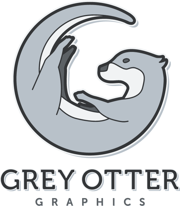 Grey Otter Graphics - The Grey (616x702), Png Download