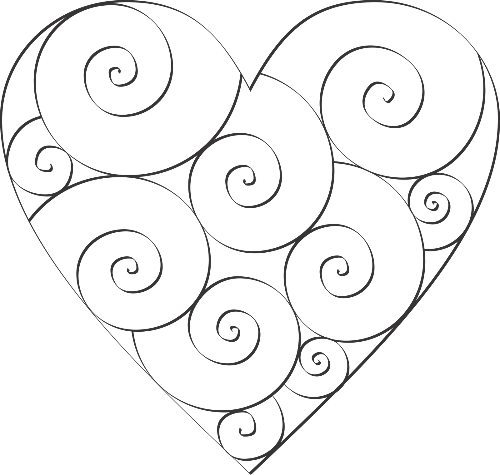 Don't Eat The Paste - Heart Embroidery Pattern (1600x1521), Png Download
