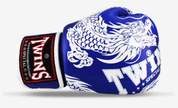 Más Vistas - Twins White Velcro Boxing Gloves (600x600), Png Download