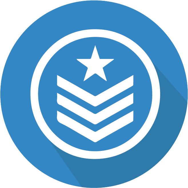 New Military Icon - Símbolo Militar (900x900), Png Download