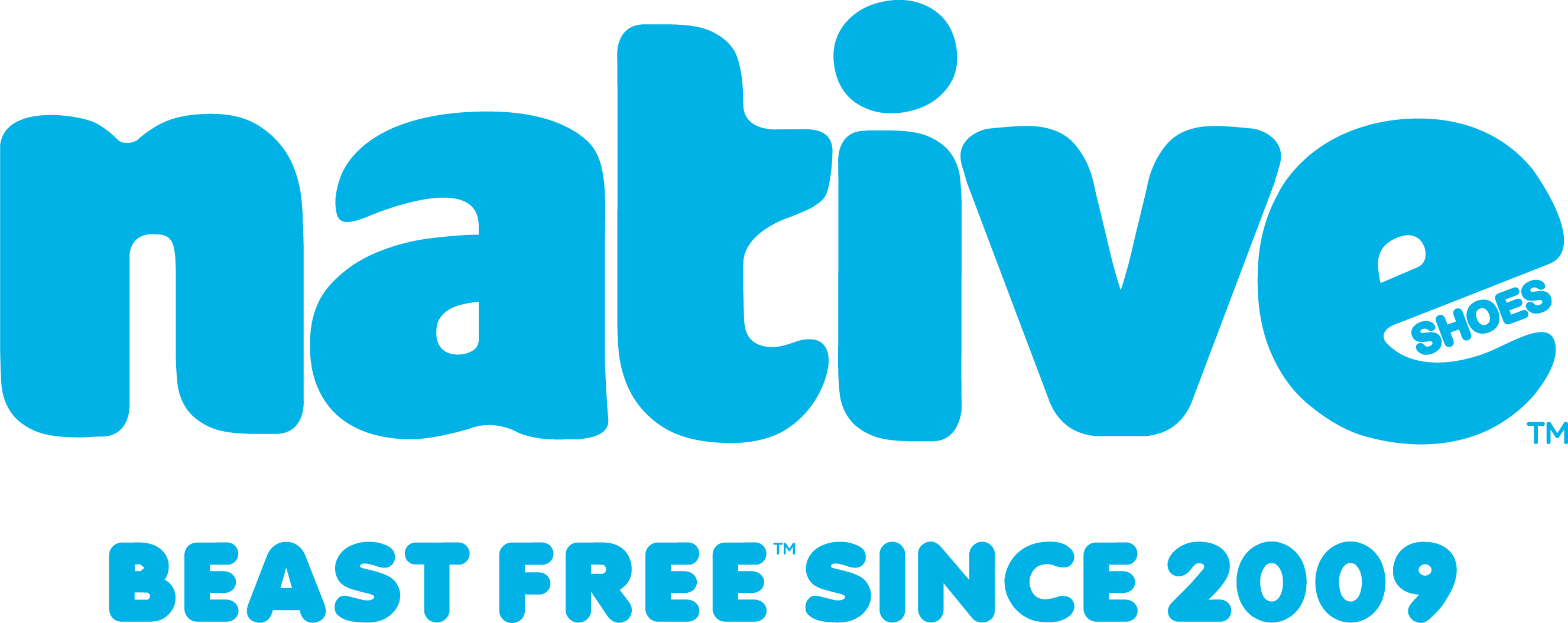 In Partnership With Our Friends At Native Logo - Native Shoes Logo (2653x1055), Png Download