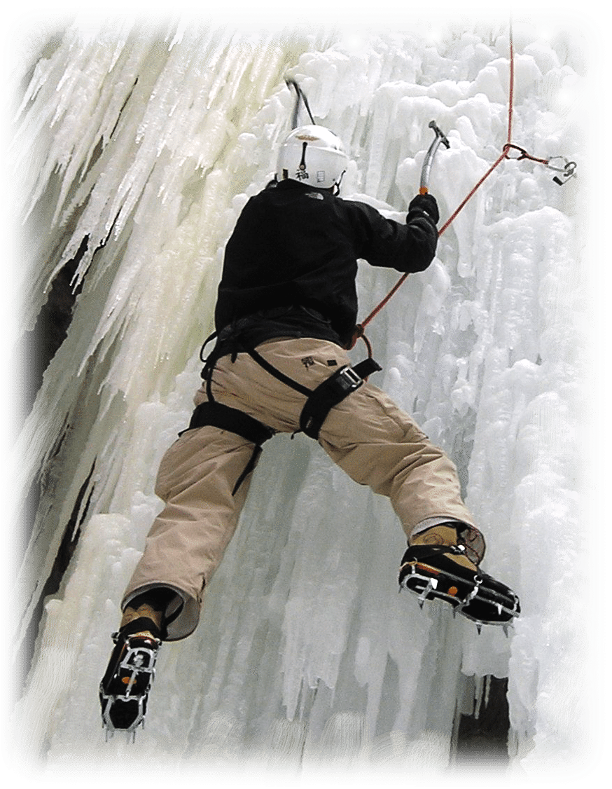 Ice-climbing - Climbing (880x1143), Png Download