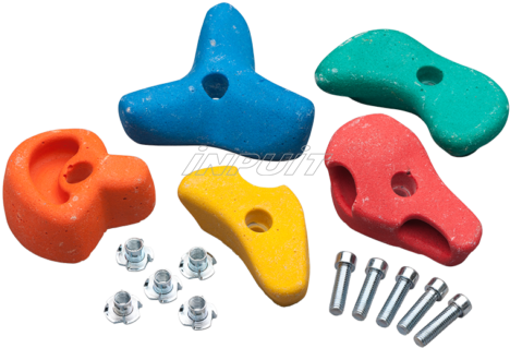 Ronimiskivid Värvilised - Swing King Climbing Stones 5 Pcs Large Plastic Composite (800x800), Png Download