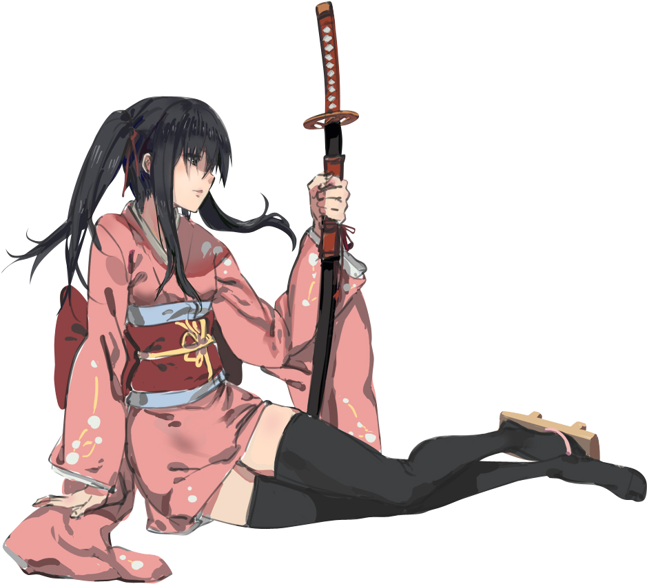 Resized To 89% Of Original - Аниме Девушки С Катаной (948x857), Png Download