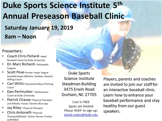 Duke Sports Science Institute 5th Annual Preseason - Duke Sports Sciences Institute (940x400), Png Download