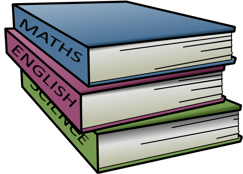 Primary School Scraps Homework - Stack Of Books Clip Art (790x595), Png Download