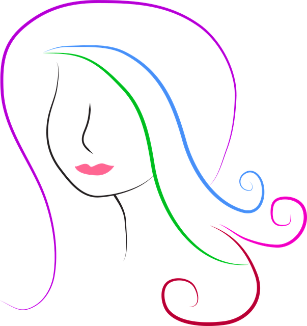 Haircut - Line Art (603x640), Png Download