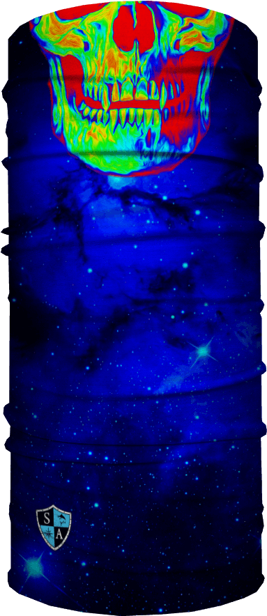 Galactic Skull - Kerchief (1000x1000), Png Download