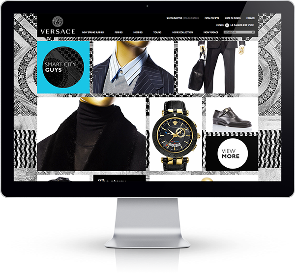 Versace V-race Watch, 46mm - Yellow Gold/black (600x555), Png Download