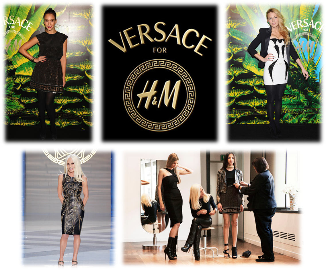 The High-end Legendary Fashion Line Has Sparked Up - Versace For H&m (1137x942), Png Download