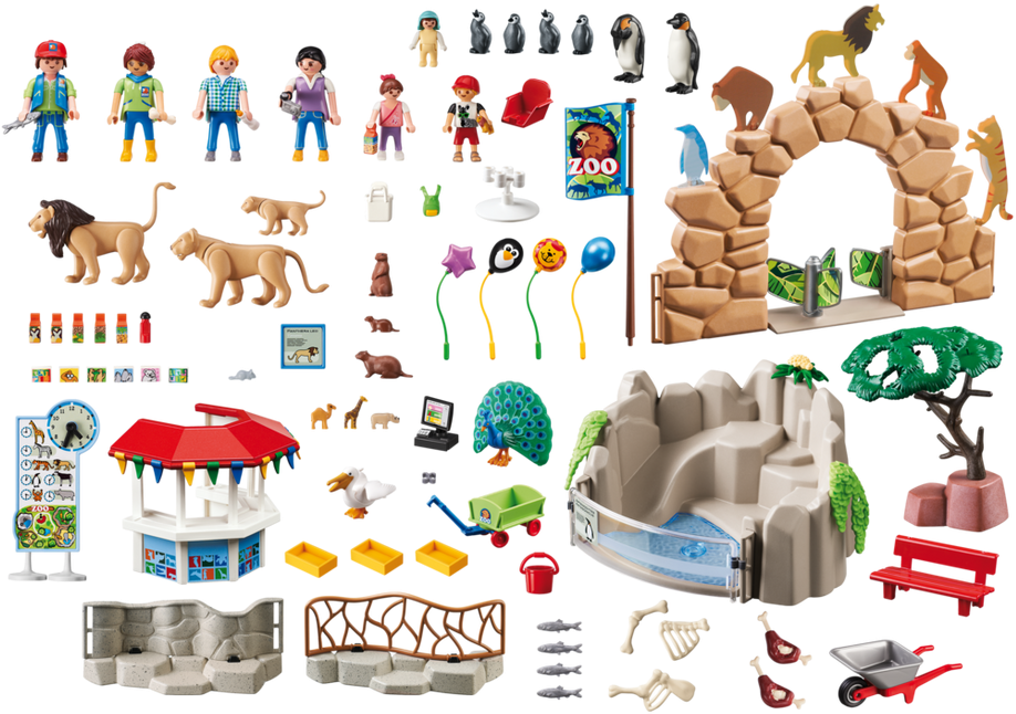 American Crafts Paper Pad 6x6 36//pkg-north Pole - Playmobil 6634 Mein Großer Zoo (940x658), Png Download