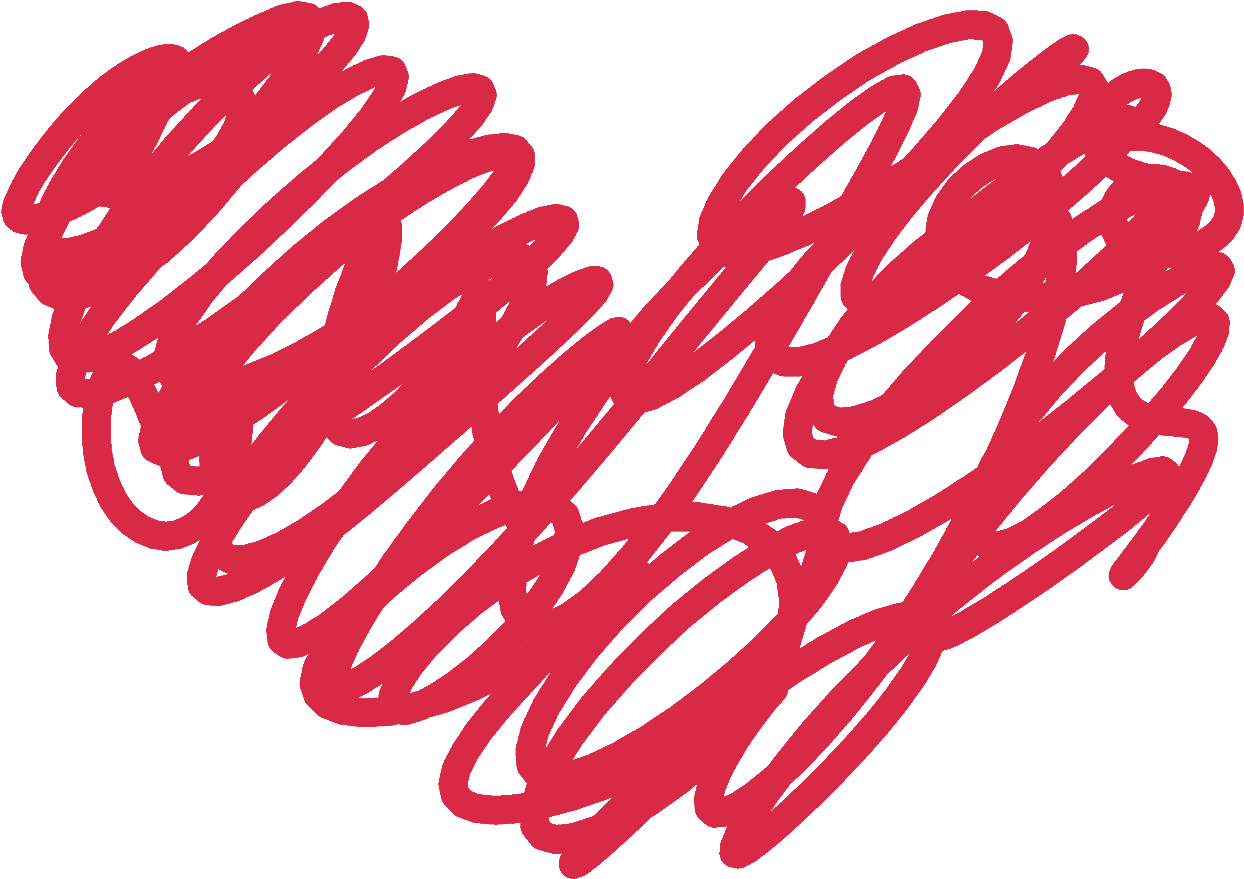 Report Abuse - Red Heart Doodle Png (1339x1024), Png Download