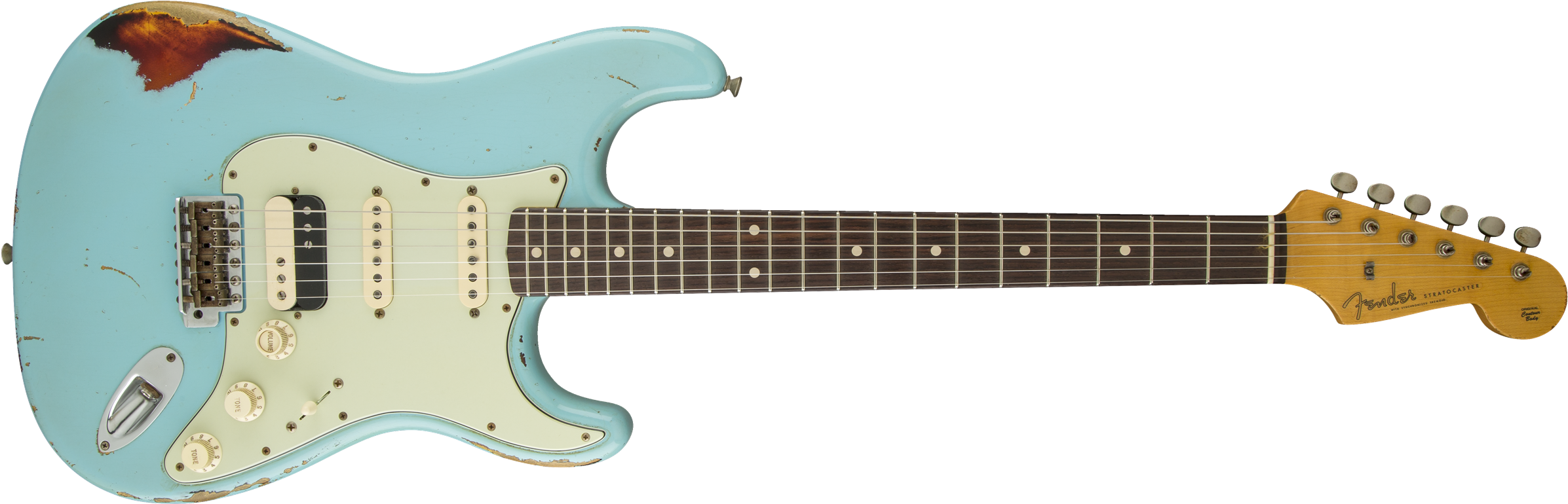 Hover To Zoom - Squier Fsr Bullet Telecaster (2400x778), Png Download
