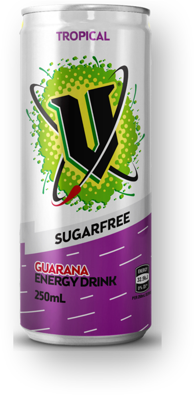 V Sugar Free Tropical (464x915), Png Download