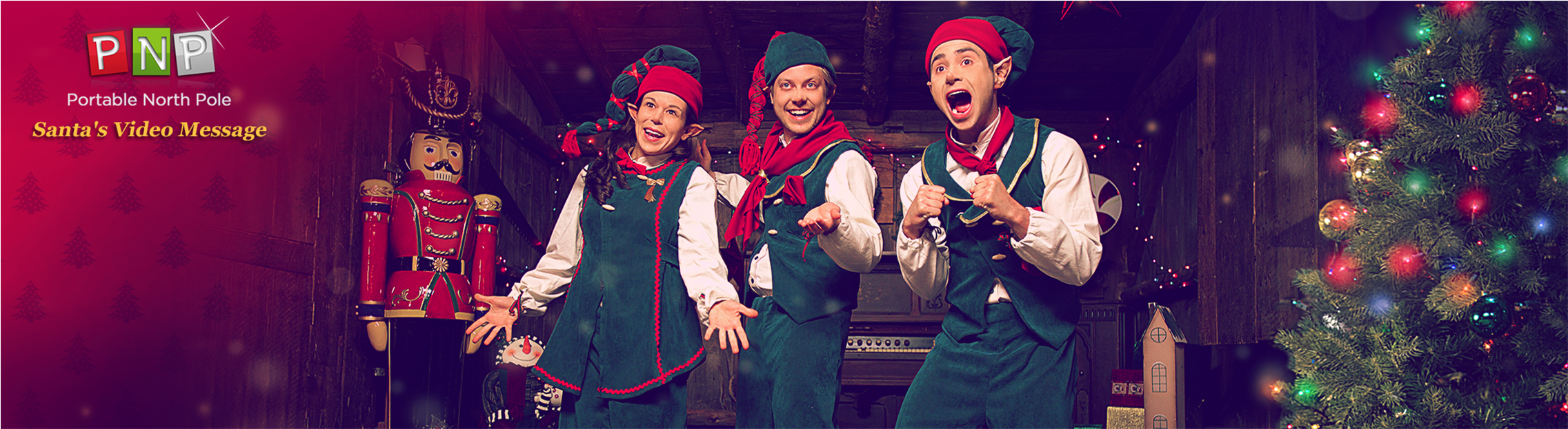 Portable North Pole - Christmas Eve (2272x1278), Png Download