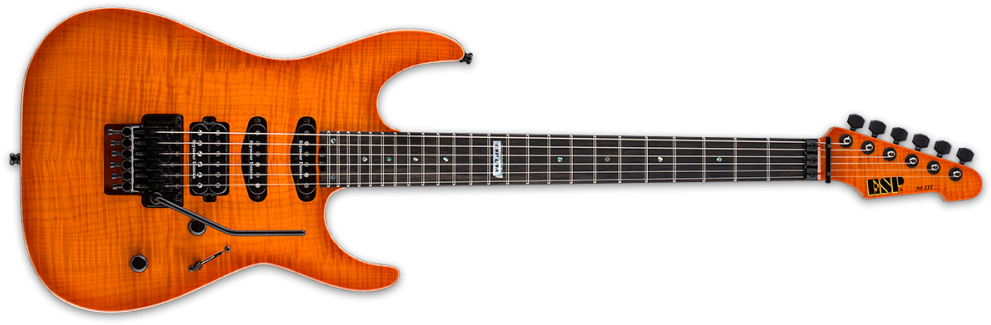 Esp Usa M-iii Cprsb Duncan - Esp Usa M-iii Electric Guitar Copper Sunburst (1000x800), Png Download