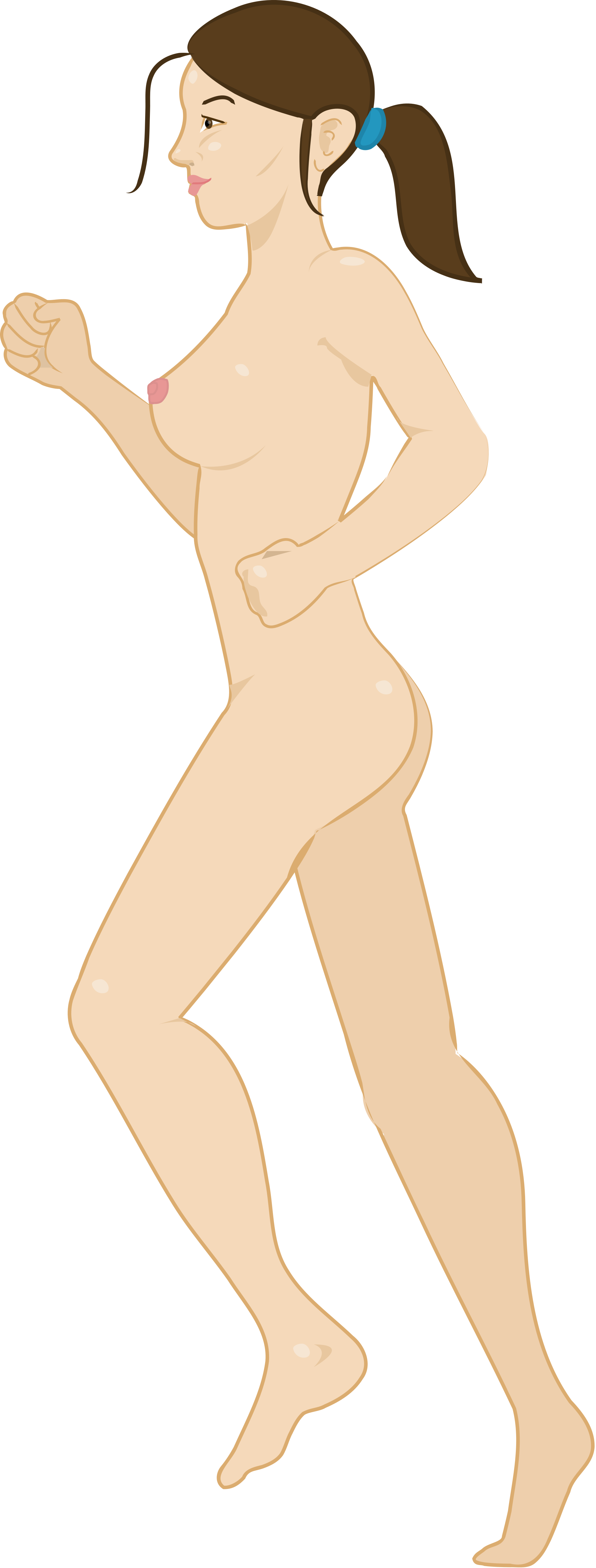 Open - Pixel Art Nude Women (2000x5257), Png Download