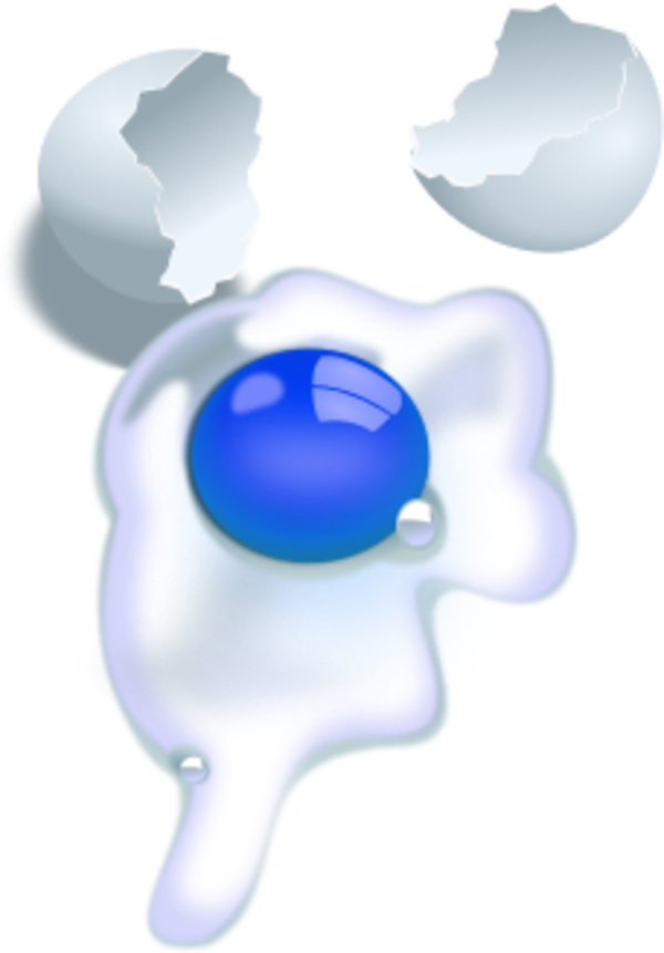 Download Broken Egg Spilt Rotten Eggs Clipart PNG Image with No Background