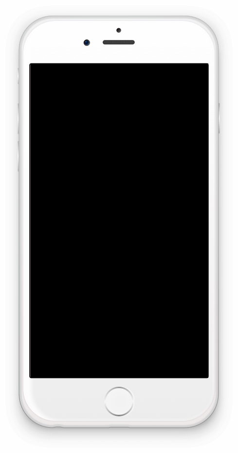 Iphone手机（手机） - Iphone 6 Plus Silhouette (489x929), Png Download