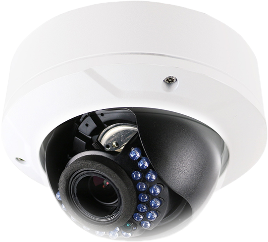 Platinum Varifocal Vandal Dome Network Ip Camera - Cmip7243w Sz (600x600), Png Download