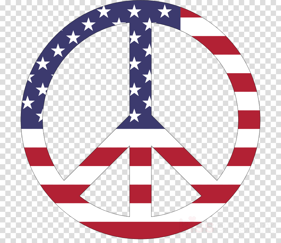 American Flag Military Star Clipart Flag Of The United - Peace Fourth Of July (900x780), Png Download
