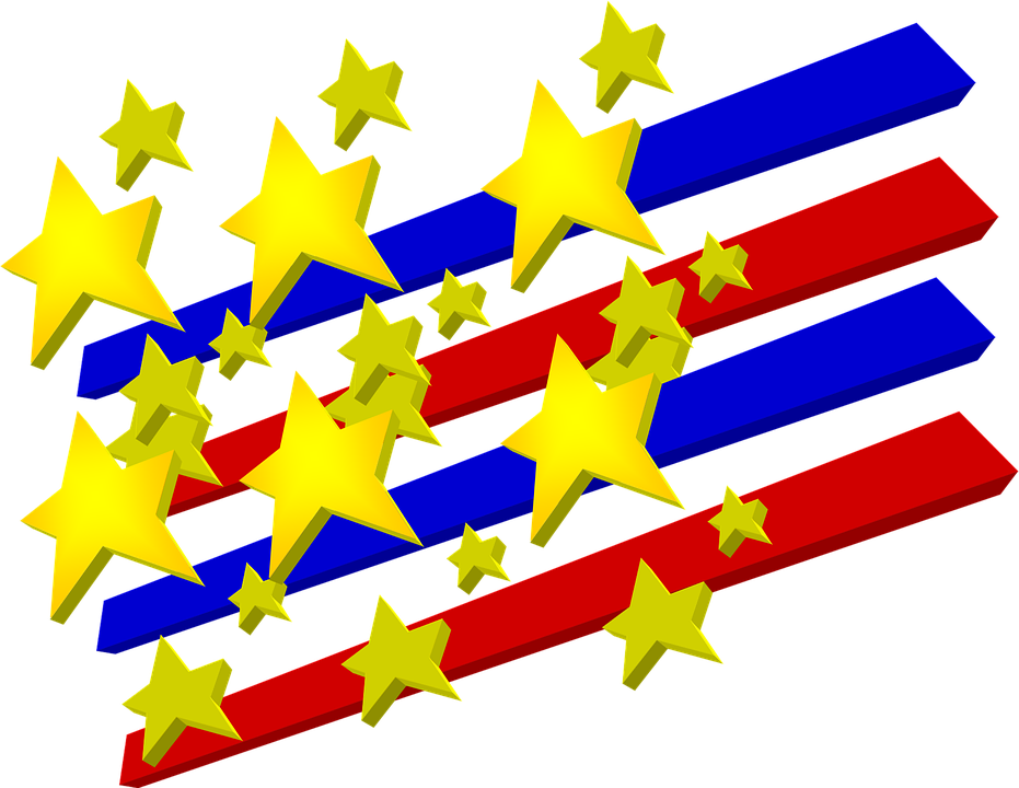 Cartoon American Flag Free Illustration Flag Transparent - Cartoon American Flag Transparent (931x720), Png Download