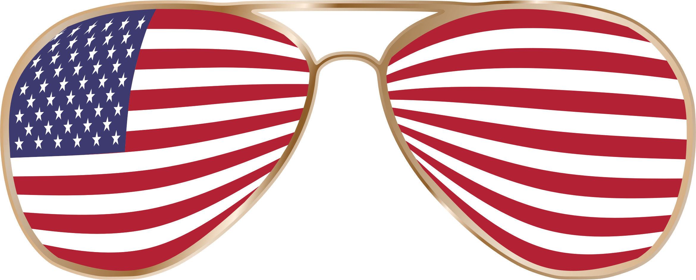 Sunglass Svg American Flag - Stock Exchange (2340x942), Png Download